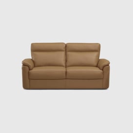 Dumont 2.5 Seater Sofa, Brown Leather - Barker & Stonehouse - thumbnail 1