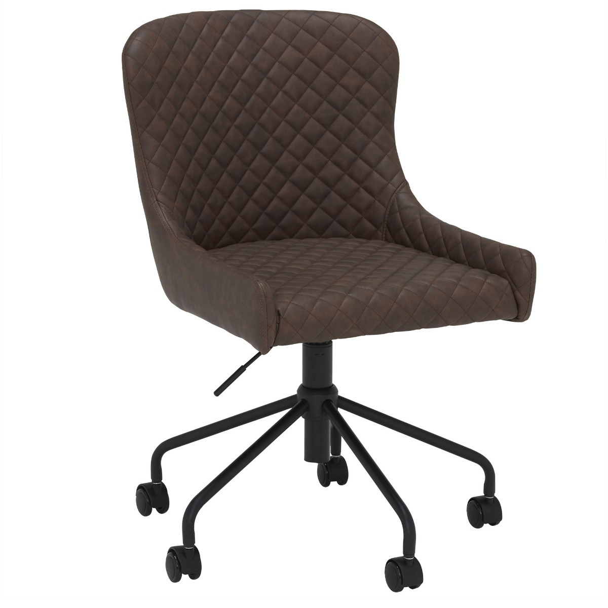 Rivington Occasional Work Office Chair, Brown - Barker & Stonehouse