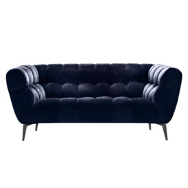 Azalea 2 Seater Sofa, Blue Fabric - Barker & Stonehouse - thumbnail 1