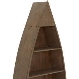 Verberie Boat Bookcase, Wood - Barker & Stonehouse - thumbnail 2