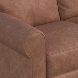 Houston Medium Corner Sofa Chaise Right, Brown Leather - Barker & Stonehouse - thumbnail 2