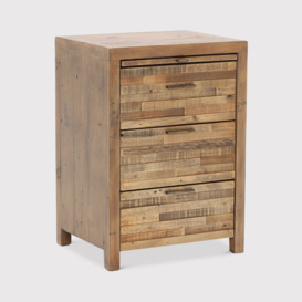 Charlie 3 Drawer Bedside Table, Wood - Barker & Stonehouse - thumbnail 1