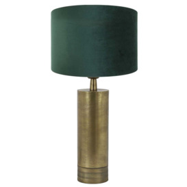 Anitique Bronze Table Lamp, Gold Metal - Barker & Stonehouse