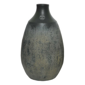 Black Rustic Vase Ceramic - Barker & Stonehouse - thumbnail 2