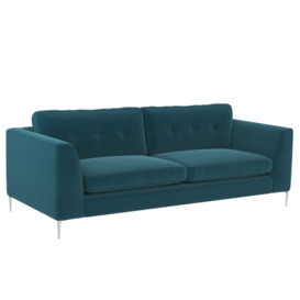 Conza Extra Large Sofa, Teal Fabric - Barker & Stonehouse