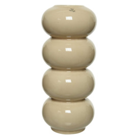 Cream Bulb Vase Ceramic - Barker & Stonehouse