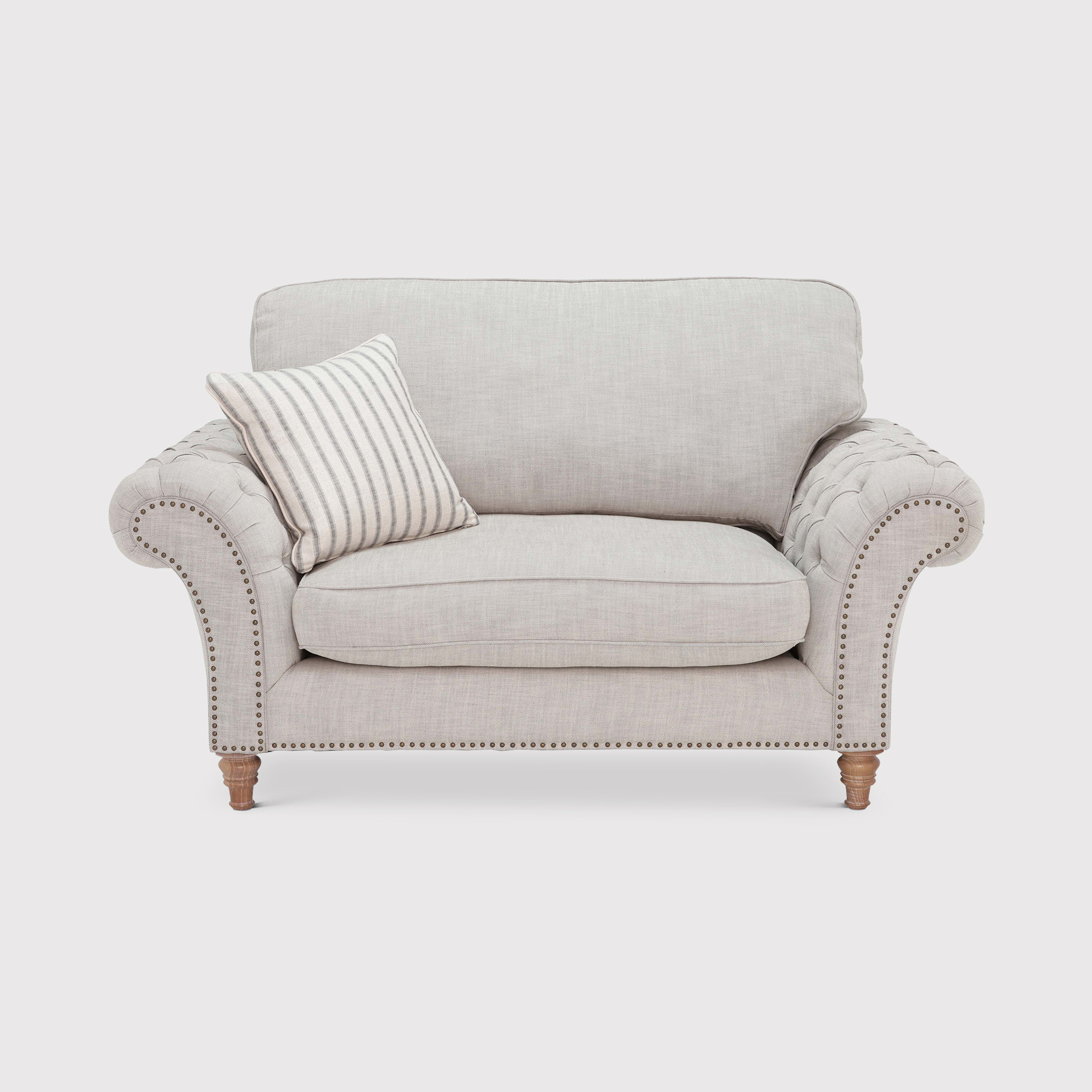 Craven Loveseat Sofa, Neutral Fabric - Barker & Stonehouse - image 1