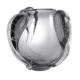 Eichholtz Sianluca Vase L Grey, Silver Glass - Barker & Stonehouse - thumbnail 2