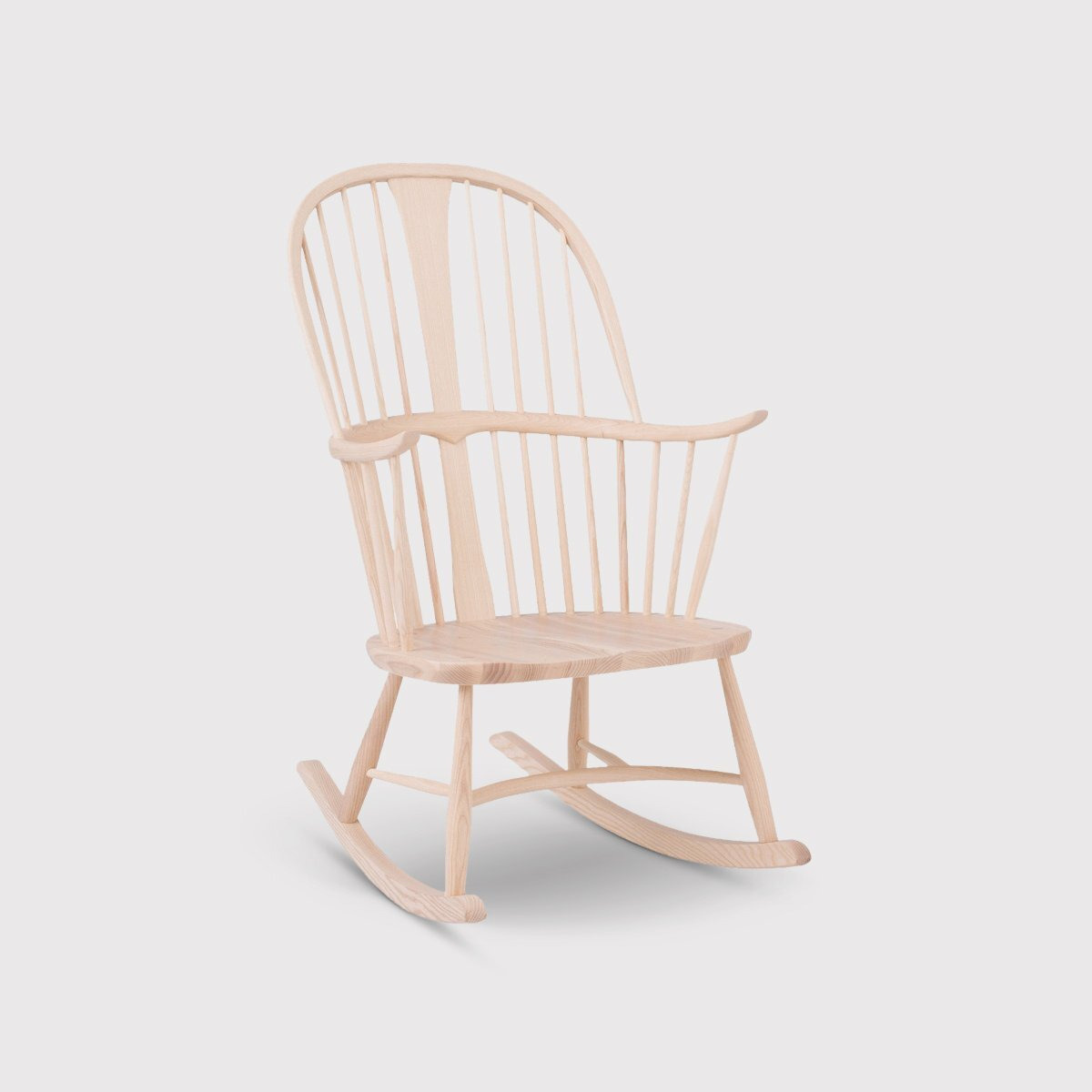 L.Ercolani Chairmakers Rocking Chair, Neutral Wood - Barker & Stonehouse - image 1