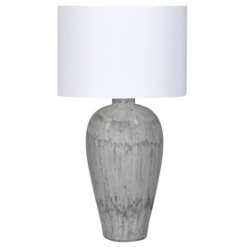 Grey Ceramic Table Lamp - Barker & Stonehouse