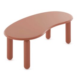 Kartell Undique Mas Side Table 119x59x44 Orange, Round Wood - Barker & Stonehouse - thumbnail 4