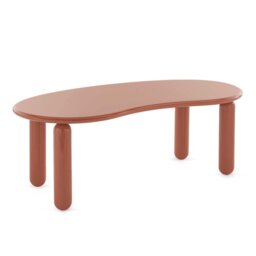 Kartell Undique Mas Side Table 119x59x44 Orange, Round Wood - Barker & Stonehouse - thumbnail 3
