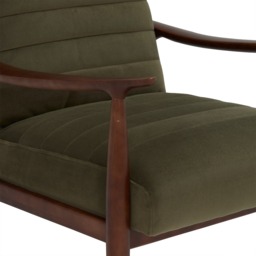 Hockney Armchair, Green Fabric - Barker & Stonehouse - thumbnail 4