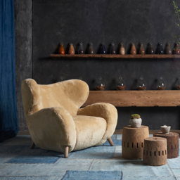 Timothy Oulton Manx Armchair, Neutral Fabric - Barker & Stonehouse - thumbnail 2