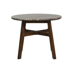 Cresta Dining Table 100x100x76cm, Round, White Wood - Barker & Stonehouse - thumbnail 2