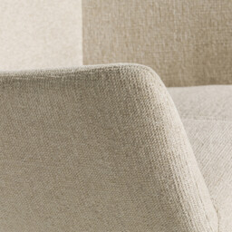 Pendock Beige Swivel Armchair, Neutral Fabric - Barker & Stonehouse - thumbnail 6