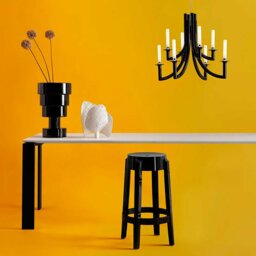Kartell Calice Vase 30x30x48 Black Plastic - Barker & Stonehouse - thumbnail 2