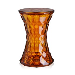 Kartell Stone Stool, Orange Plastic - Barker & Stonehouse