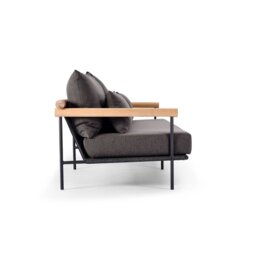 Zanzibar Garden 3.5 Seater, Aluminium, Black - Barker & Stonehouse - thumbnail 6