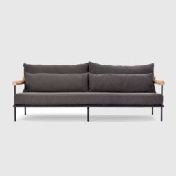 Zanzibar Garden 3.5 Seater, Aluminium, Black - Barker & Stonehouse - thumbnail 2