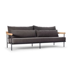 Zanzibar Garden 3.5 Seater, Aluminium, Black - Barker & Stonehouse - thumbnail 4