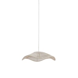 White Wave Pendant Light, Neutral Metal - Barker & Stonehouse