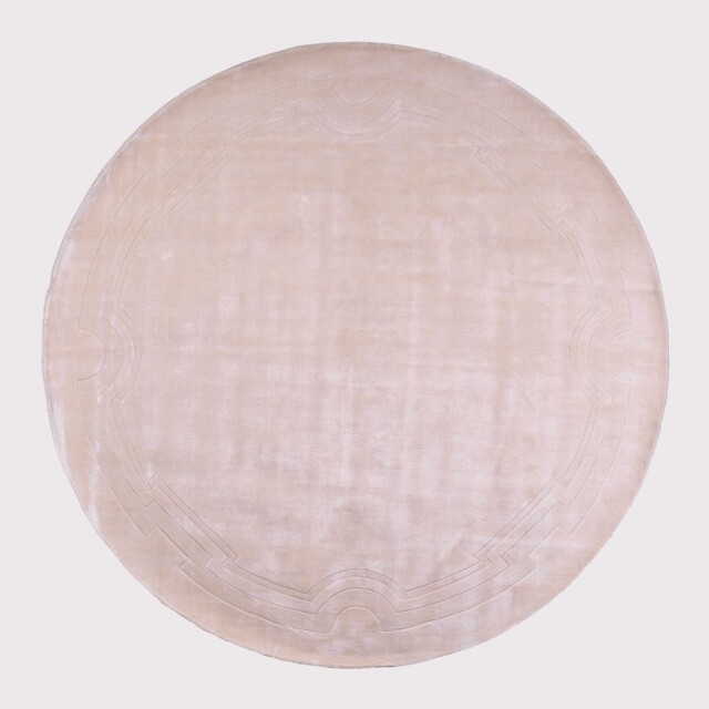 Eichholtz Palazzo Carpet 280 Cm Feather Rug, Round Wool - Barker & Stonehouse - image 1