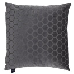 Honeycomb Slate Cushion, Square Fabric - Barker & Stonehouse - thumbnail 4