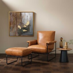 Vinci Stool, Brown Leather - Barker & Stonehouse - thumbnail 2