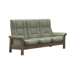Stressless Windsor 3 Seater Recliner Sofa, Grey Leather - Barker & Stonehouse - thumbnail 2