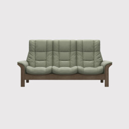 Stressless Windsor 3 Seater Recliner Sofa, Grey Leather - Barker & Stonehouse