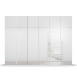 Frans 6 Door Wardrobe 301Cm, White Wood - Barker & Stonehouse - thumbnail 4