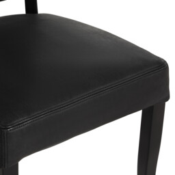 Timothy Oulton Mimi Dining Chair, Black Leather - Barker & Stonehouse - thumbnail 5