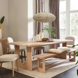 Olav Dining Table 200Cm, Brown Oak - W200cm - Barker & Stonehouse - thumbnail 2