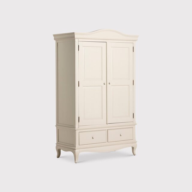 Calista Double Wardrobe, White Wood - Barker & Stonehouse - image 1