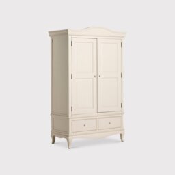 Calista Double Wardrobe, White Wood - Barker & Stonehouse - thumbnail 1