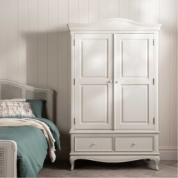 Calista Double Wardrobe, White Wood - Barker & Stonehouse - thumbnail 2