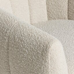 Fontana Armchair, White Fabric - Barker & Stonehouse - thumbnail 6