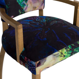 Timothy Oulton Mimi Dining Chair With Arms Velvet - Barker & Stonehouse - thumbnail 5