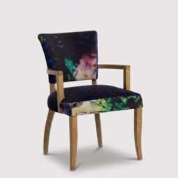 Timothy Oulton Mimi Dining Chair With Arms Velvet - Barker & Stonehouse - thumbnail 2