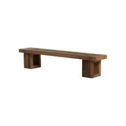 Cheviot Bench 220x40x46cm, Brown Oak - Barker & Stonehouse - thumbnail 6