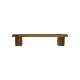 Cheviot Bench 220x40x46cm, Brown Oak - Barker & Stonehouse - thumbnail 2