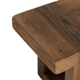 Cheviot Bench 220x40x46cm, Brown Oak - Barker & Stonehouse - thumbnail 3