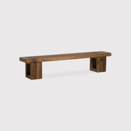 Cheviot Bench 220X40X46Cm, Brown Oak - Barker & Stonehouse