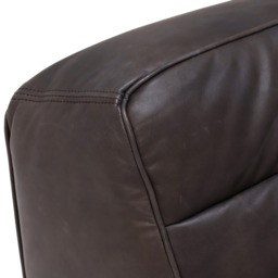 Timothy Oulton Shabby Sectional Corner Modular Sofa, Black Leather - Barker & Stonehouse - thumbnail 4