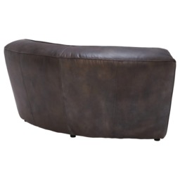 Timothy Oulton Shabby Sectional Corner Modular Sofa, Black Leather - Barker & Stonehouse - thumbnail 6