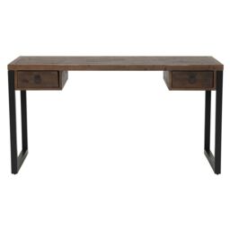 Tacoma Slim Office Desk, Wood - Barker & Stonehouse - thumbnail 2