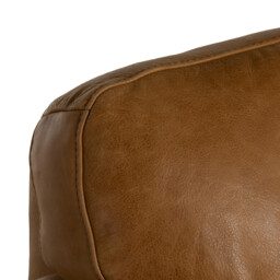 Ledbury 2 Seater Sofa, Brown Leather - Barker & Stonehouse - thumbnail 3