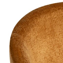 Pure Furniture Cagney Swivel Curved Leg Dining Chair, Gold Fabric - Barker & Stonehouse - thumbnail 5