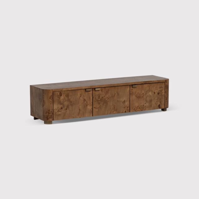 Rovenza Media Unit 149Cmx37.5Cmx35Cm, Mango Wood - Barker & Stonehouse - image 1